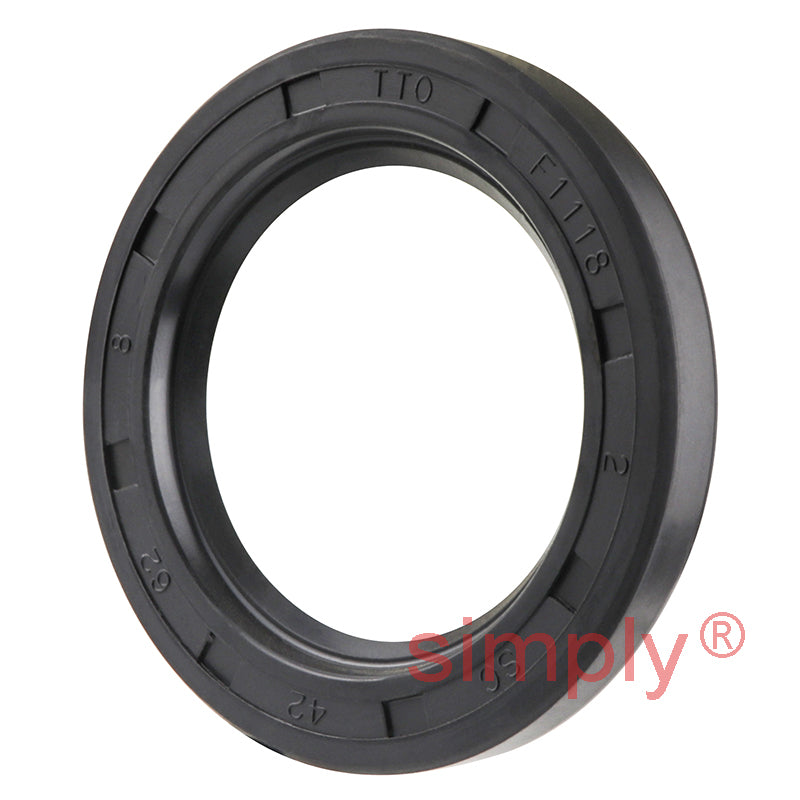 42x62x8mm Nitrile Rubber Single Lip Rotary Shaft Oil Seal with Garter Spring SC / R21