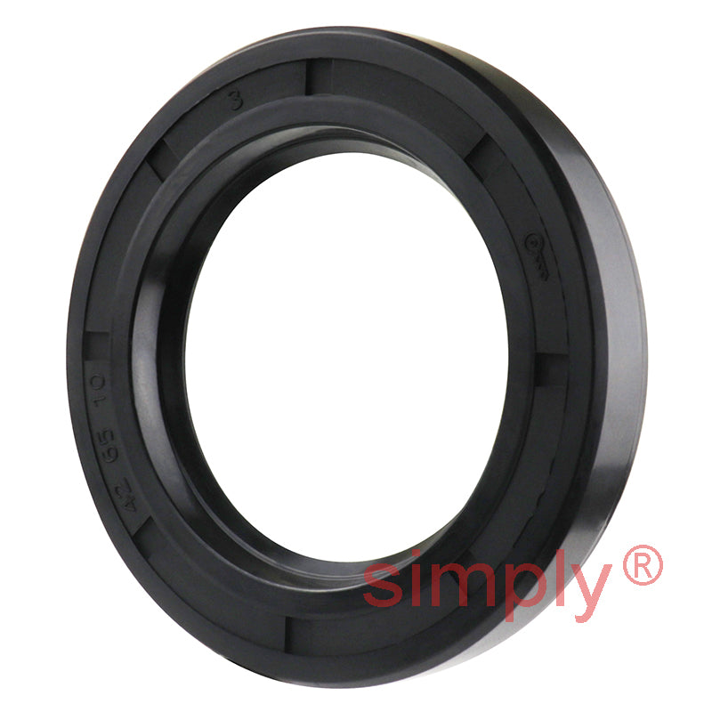 42x65x10mm Nitrile Rubber Single Lip Rotary Shaft Oil Seal with Garter Spring SC / R21