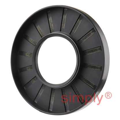 45x100x10mm Nitrile Rubber Single Lip Rotary Shaft Oil Seal with Garter Spring SC / R21