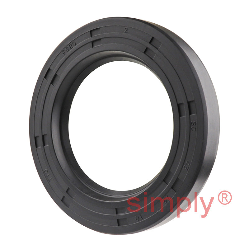 45x72x10mm Nitrile Rubber Single Lip Rotary Shaft Oil Seal with Garter Spring SC / R21