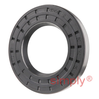 45x80x10mm Nitrile Rubber Single Lip Rotary Shaft Oil Seal with Garter Spring SC / R21