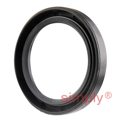 48x65x10mm Nitrile Rubber Single Lip Rotary Shaft Oil Seal with Garter Spring SC / R21