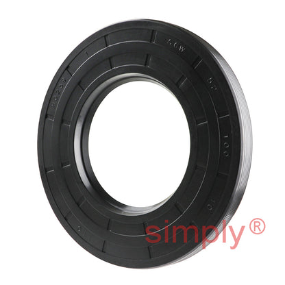 52x100x10mm Nitrile Rubber Single Lip Rotary Shaft Oil Seal R21 / SC Style