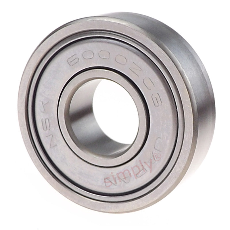 NSK 6200ZZC3 Metal Shielded Deep Groove Ball Bearing 10x30x9mm