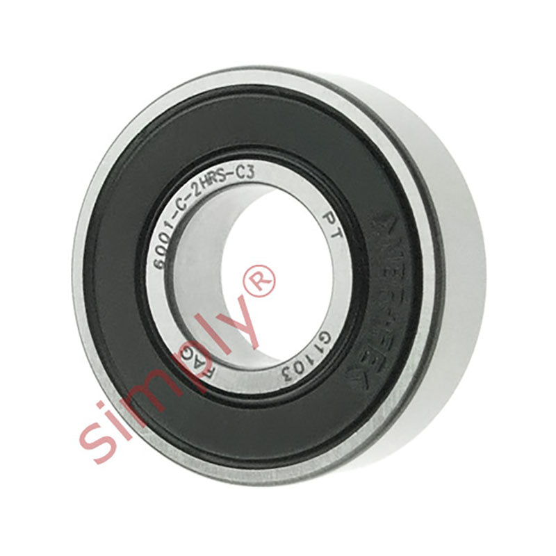 FAG 60012RSRC3 Rubber Sealed Deep Groove Ball Bearing 12x28x8mm