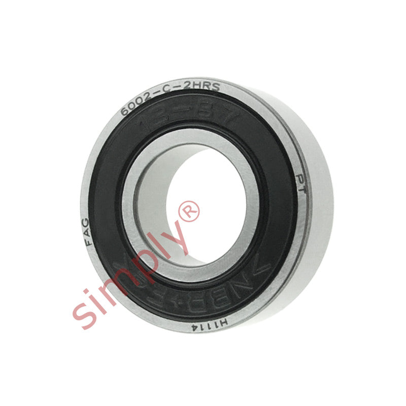 FAG 60022RSR Rubber Sealed Deep Groove Ball Bearing 15x32x9mm