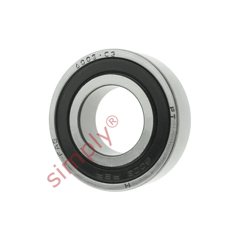 FAG 60032RSRC3 Rubber Sealed Deep Groove Ball Bearing 17x35x10mm