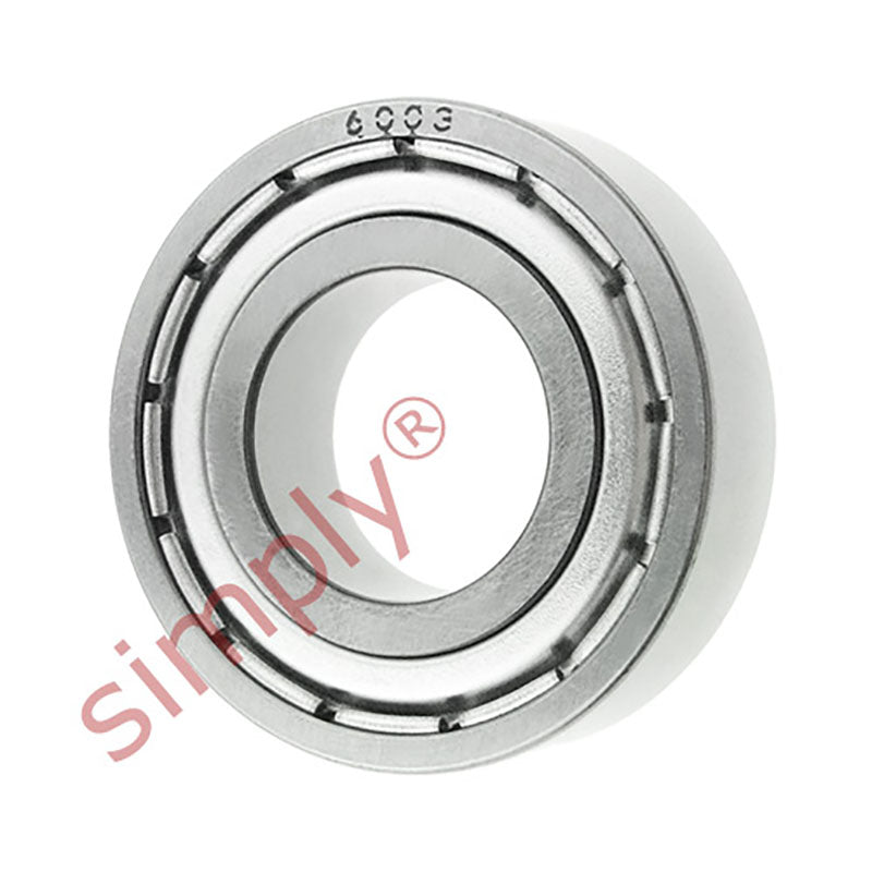 6003ZZ Budget Metal Shielded Deep Groove Ball Bearing 17x35x10mm