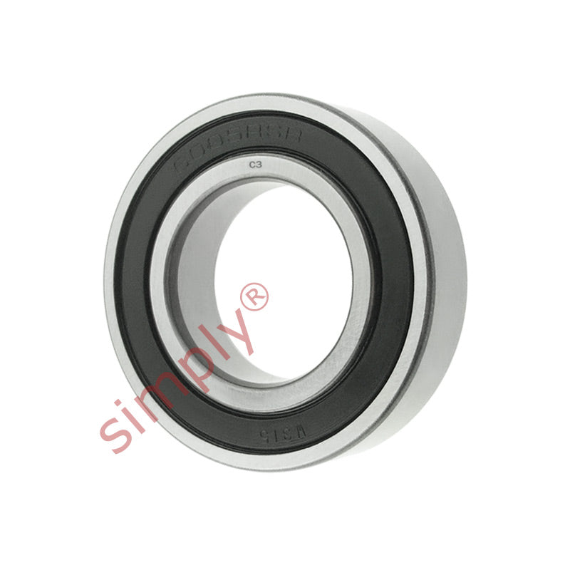 FAG 60052RSRC3 Rubber Sealed Deep Groove Ball Bearing 25x47x12mm