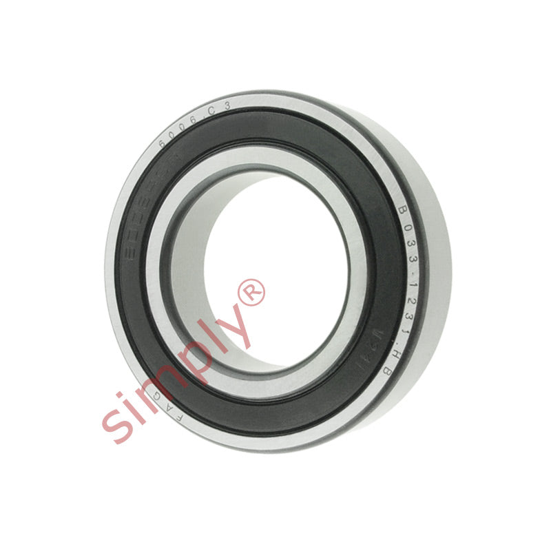 FAG 60062RSRC3 Rubber Sealed Deep Groove Ball Bearing 30x55x13mm