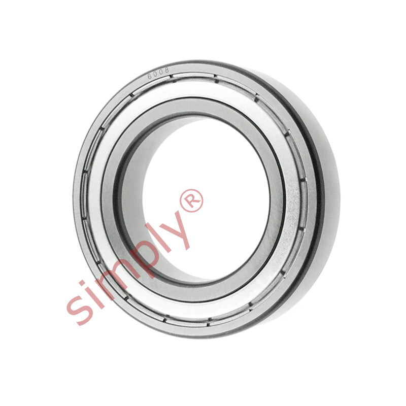 6008ZZC3 Budget Metal Shielded Deep Groove Ball Bearing 40x68x15mm