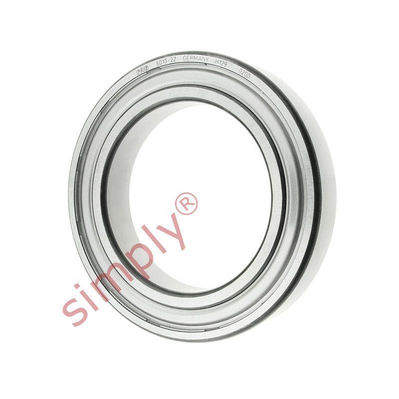 6013ZZ Budget Metal Shielded Deep Groove Ball Bearing 65x100x18mm