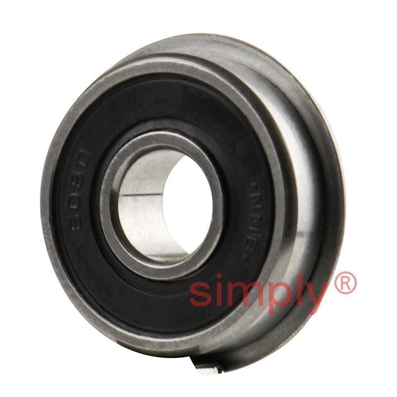 Major Brand 6082RSNR Rubber Sealed Deep Groove Ball Bearing with Snap Ring 8x22x7mm