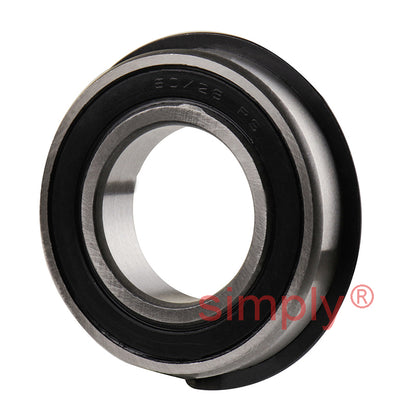 60/28 Budget Rubber Sealed Deep Groove Ball Bearing with Snap Ring 28x52x12mm