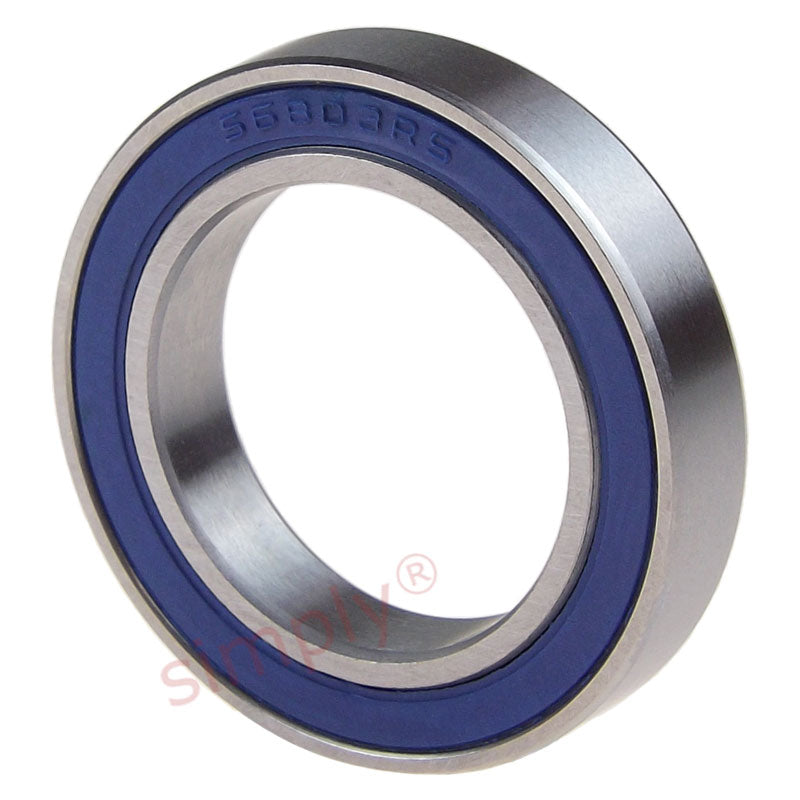 618032RS Budget Rubber Sealed Ceramic Hybrid Thin Section Deep Groove Ball Bearing 17x26x5mm