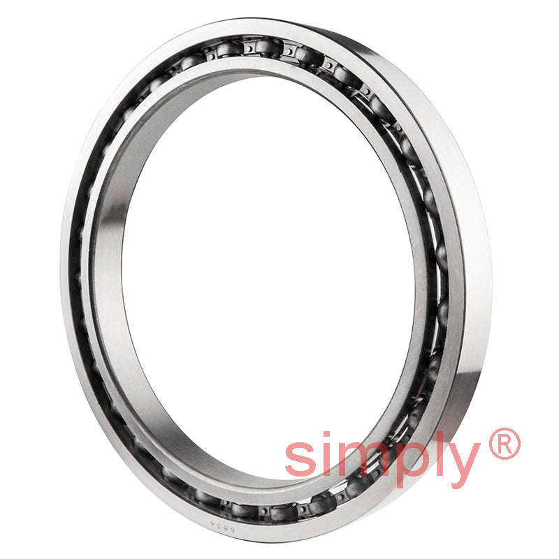 6834 Budget Open Type Thin Section Deep Groove Ball Bearing 170x215x22mm