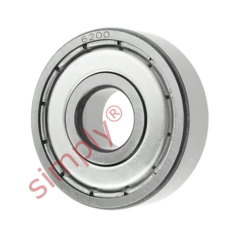 6200ZZ Budget Metal Shielded Deep Groove Ball Bearing 10x30x9mm