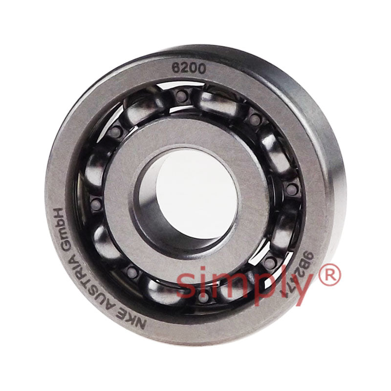 NKE 6200 Open Deep Groove Ball Bearing 10x30x9mm