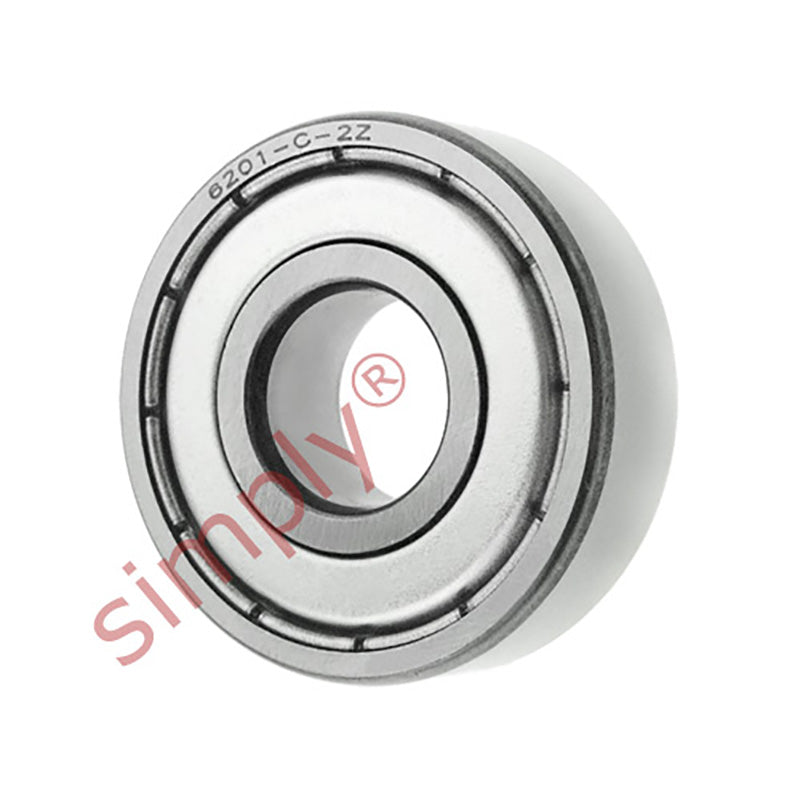 6201ZZ Budget Metal Shielded Deep Groove Ball Bearing 12x32x10mm