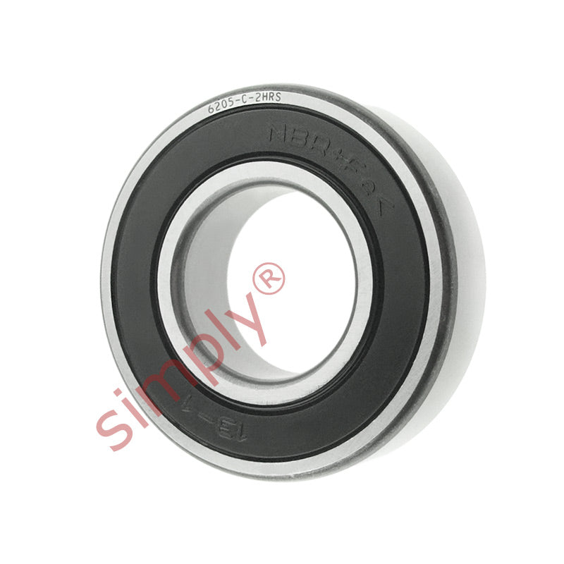 62052RS Budget Rubber Sealed Deep Groove Ball Bearing 25x52x15mm