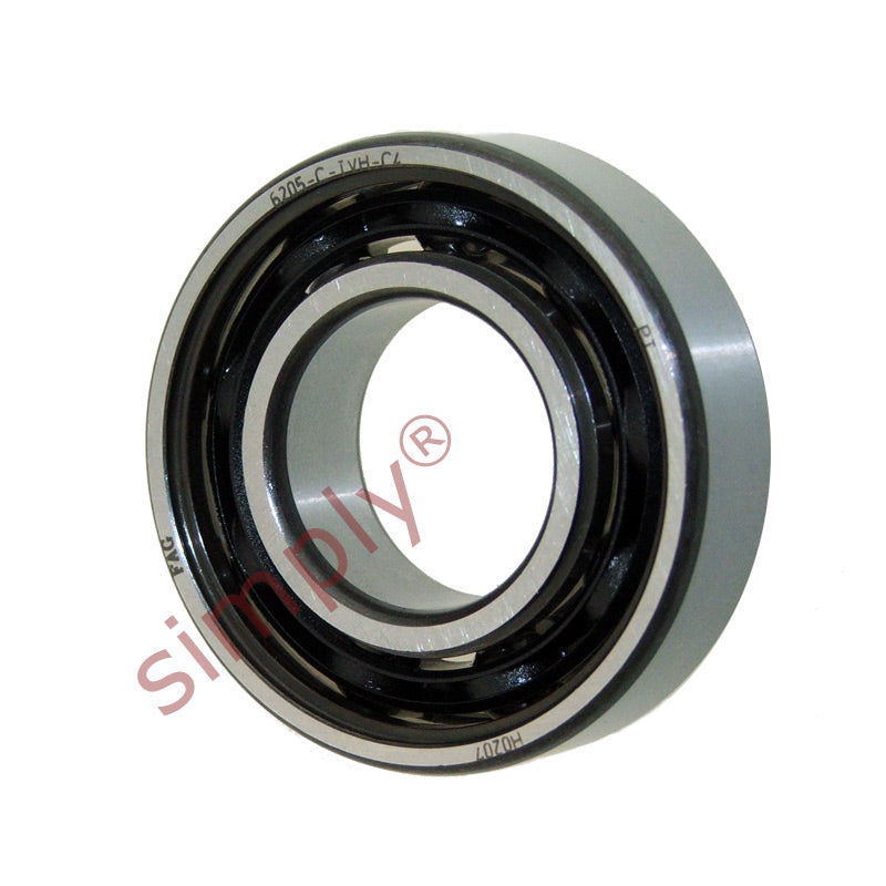 FAG 6205TVH/C4 Open Deep Groove Ball Bearing 25x52x15mm
