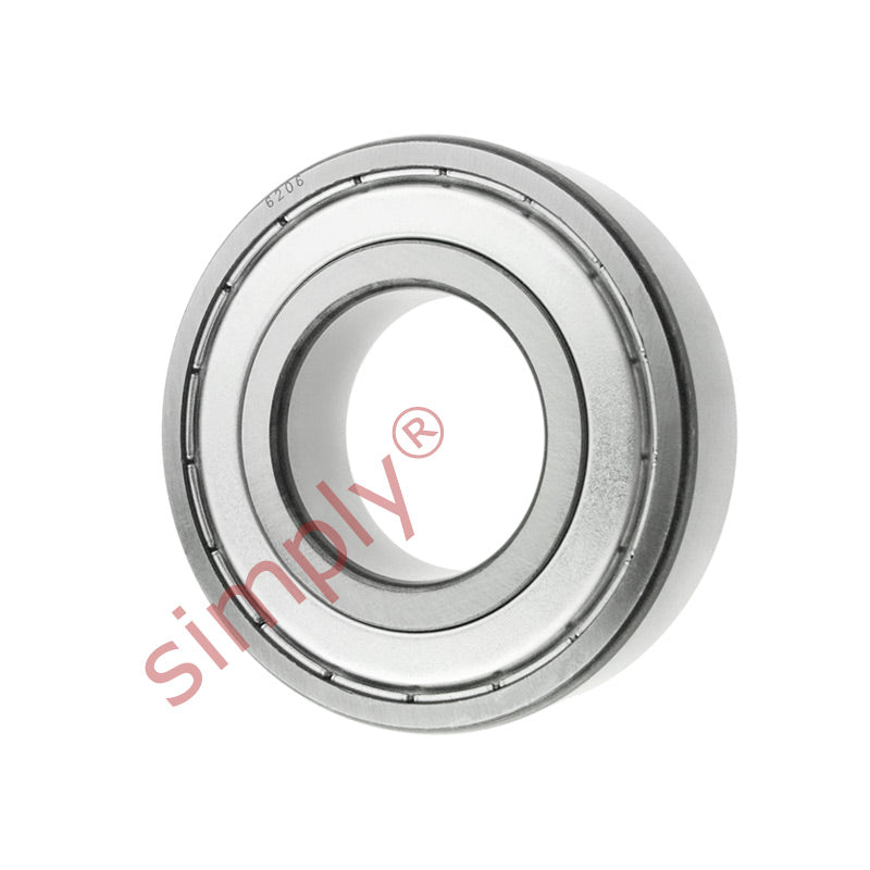 C62062ZSSTV Budget Metal Shielded Deep Groove Ball Bearing 30x62x16mm