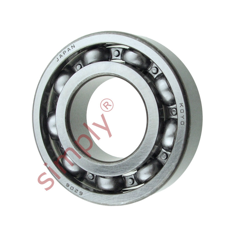 KOYO 6206 Open Deep Groove Ball Bearing 30x62x16mm