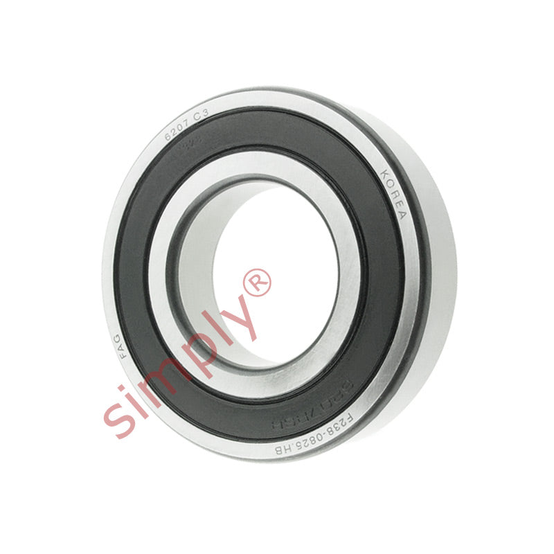 FAG 62072RSRC3 Rubber Sealed Deep Groove Ball Bearing 35x72x17mm
