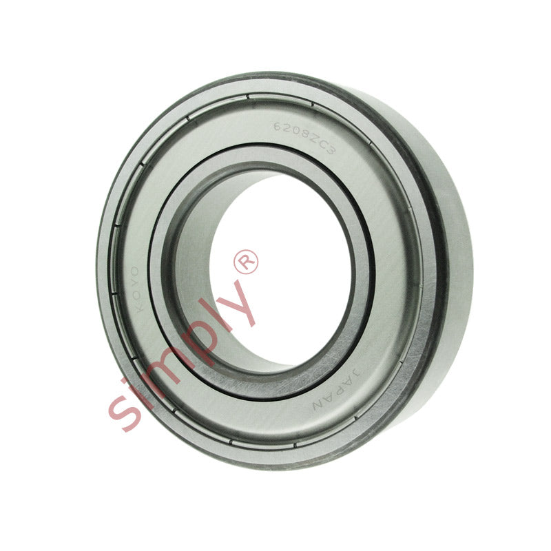 KOYO 62082ZC3 Metal Shielded Deep Groove Ball Bearing 40x80x18mm