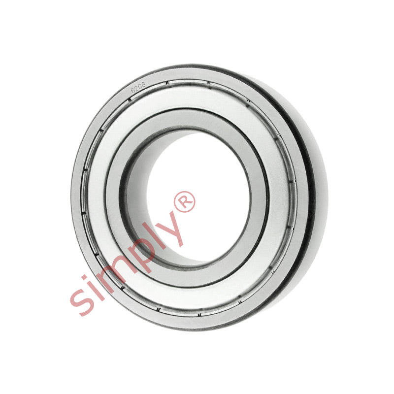 6208ZZ Budget Metal Shielded Deep Groove Ball Bearing 40x80x18mm