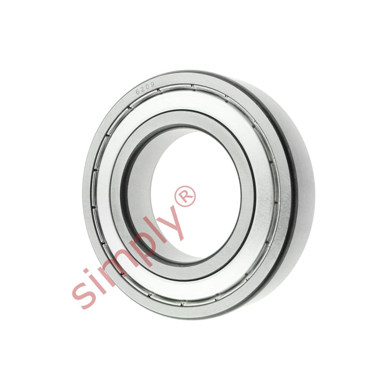 6209ZZ Budget Metal Shielded Deep Groove Ball Bearing 45x85x19mm