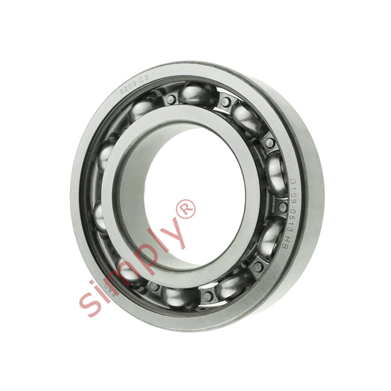 FAG 6209C3 Open Deep Groove Ball Bearing 45x85x19mm