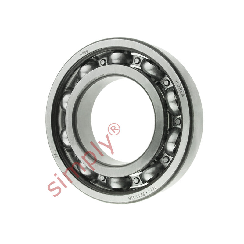 FAG 6209 Open Deep Groove Ball Bearing 45x85x19mm
