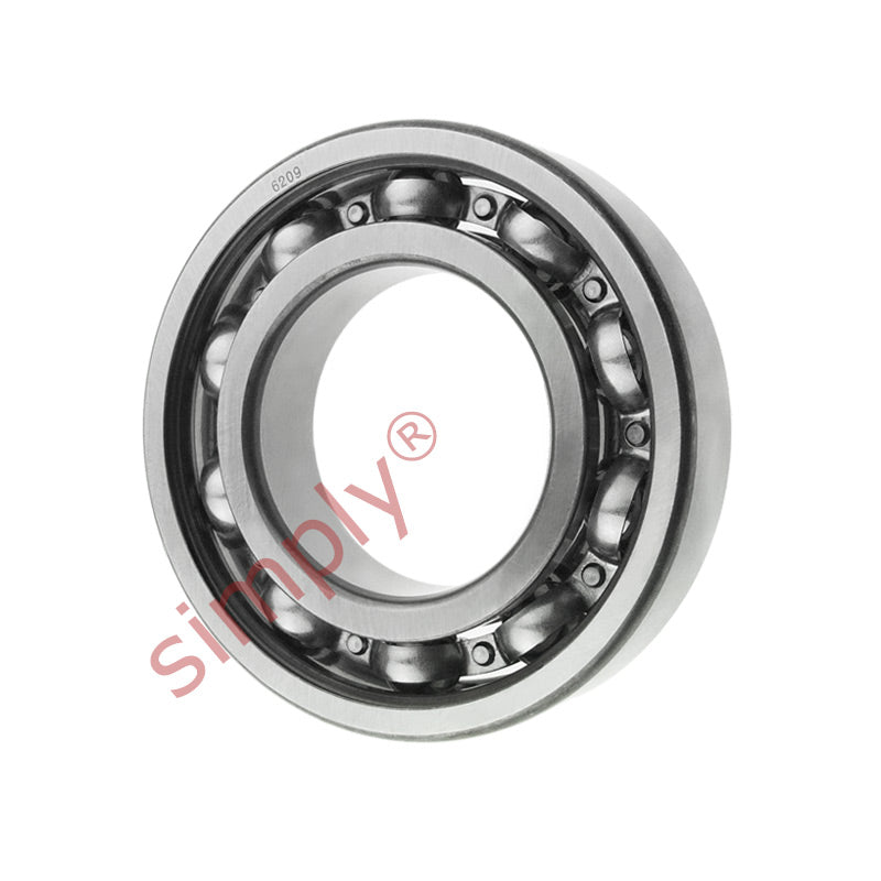 6209 Budget Open Type Deep Groove Ball Bearing 45x85x19mm
