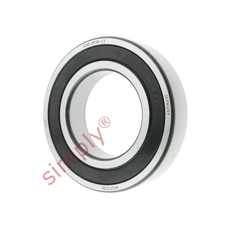 FAG 62102RSRC3 Rubber Sealed Deep Groove Ball Bearing 50x90x20mm