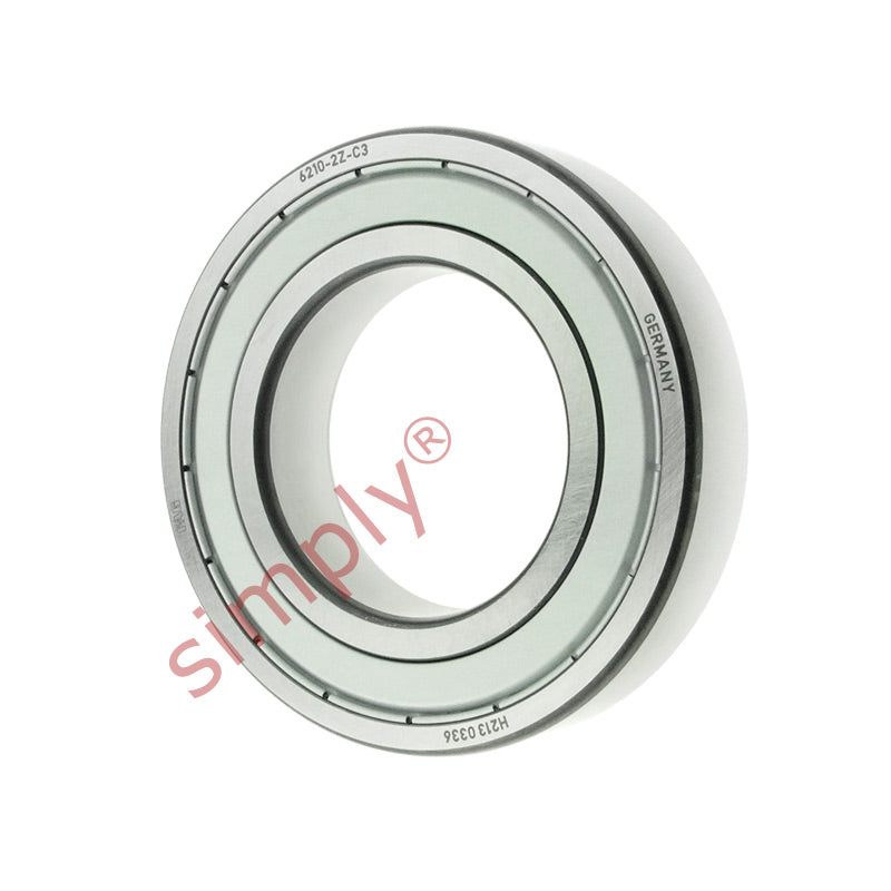 FAG 62102ZC3 Metal Shielded Deep Groove Ball Bearing 50x90x20mm