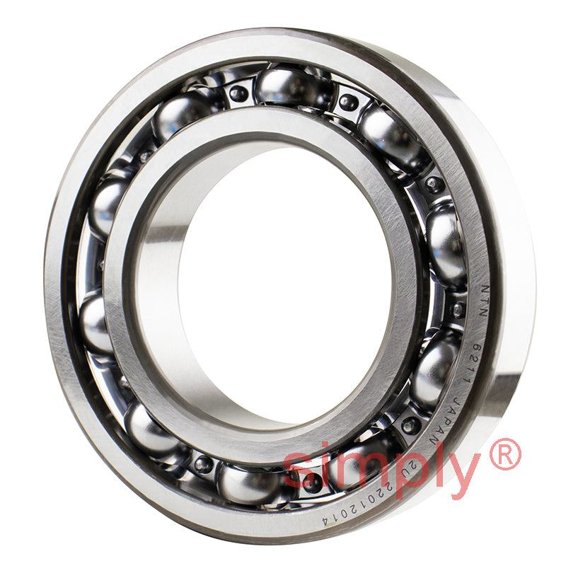 NTN 6211 Open Type Deep Groove Ball Bearing 55x100x21mm