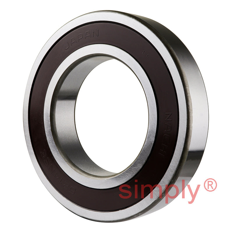 NACHI 62142NSE Contact Rubber Sealed Deep Groove Ball Bearing 70x125x24mm