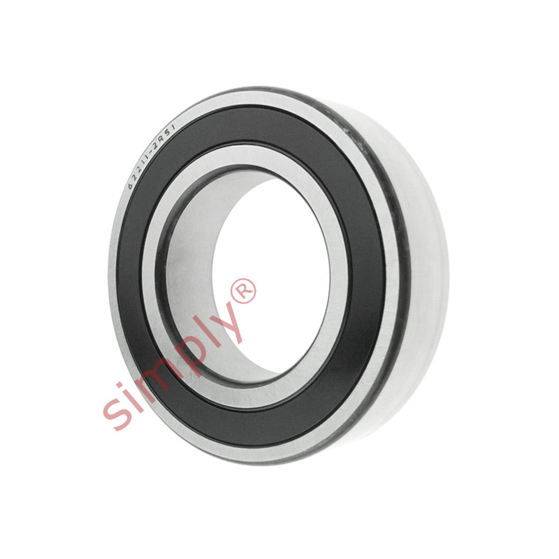 FAG 622112RSR Rubber Sealed Deep Groove Ball Bearing 55x100x25mm