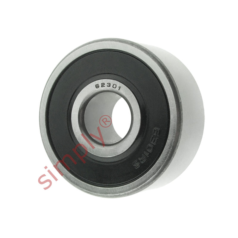 Major Brand 623012RSR Rubber Sealed Deep Groove Ball Bearing 12x37x17mm