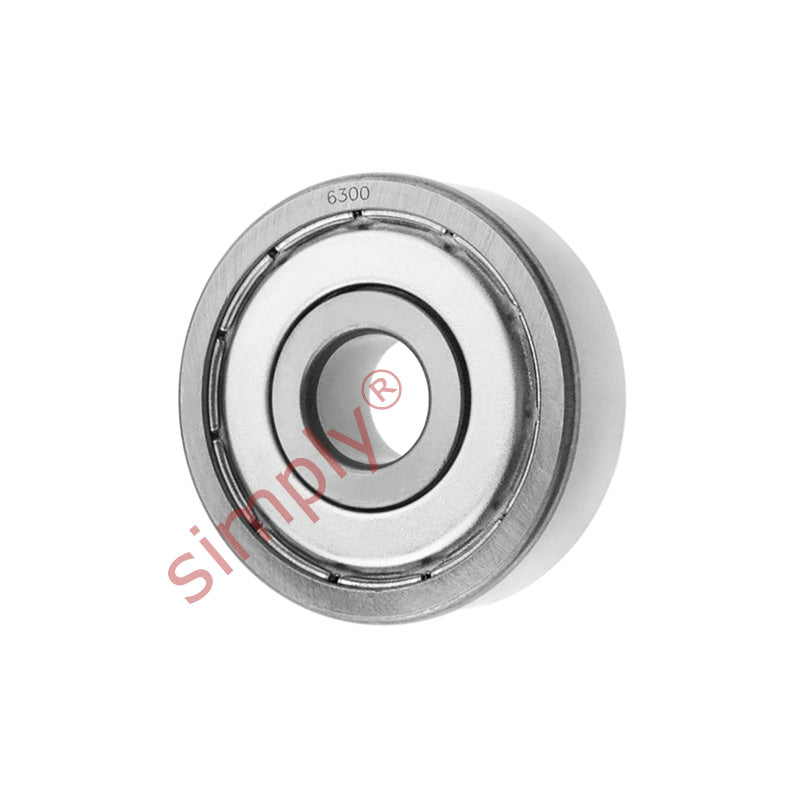 6300ZZC3 Budget Metal Shielded Deep Groove Ball Bearing 10x35x11mm