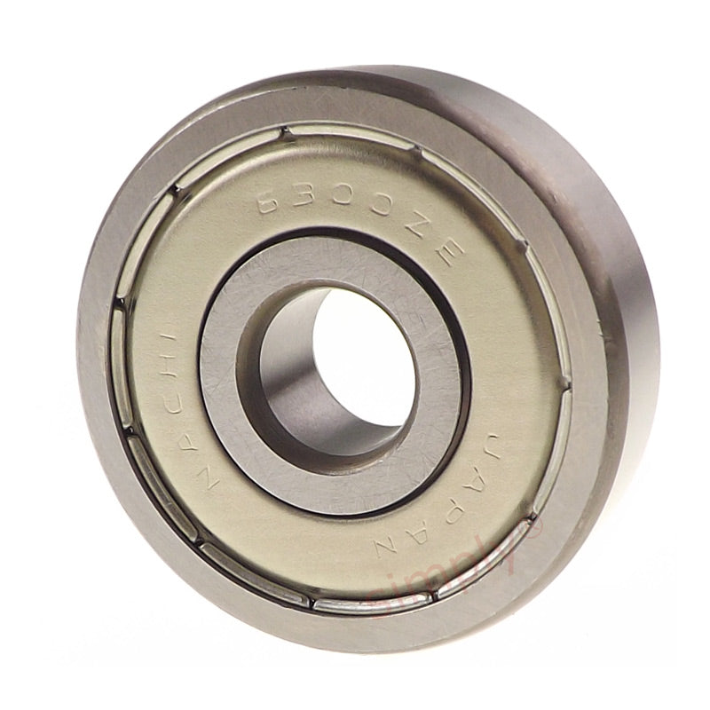 NACHI 6300ZZE Metal Shielded Deep Groove Ball Bearing 10x35x11mm