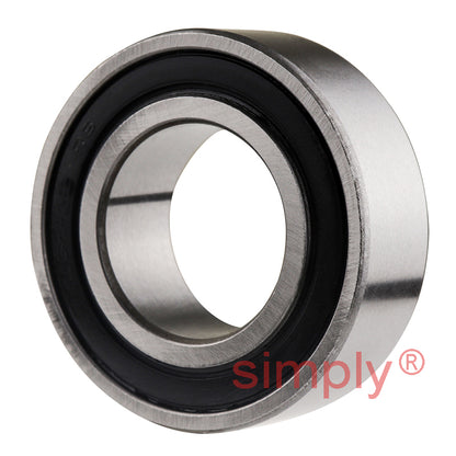 630052RS Budget Rubber Sealed Deep Groove Ball Bearing 25x47x16mm