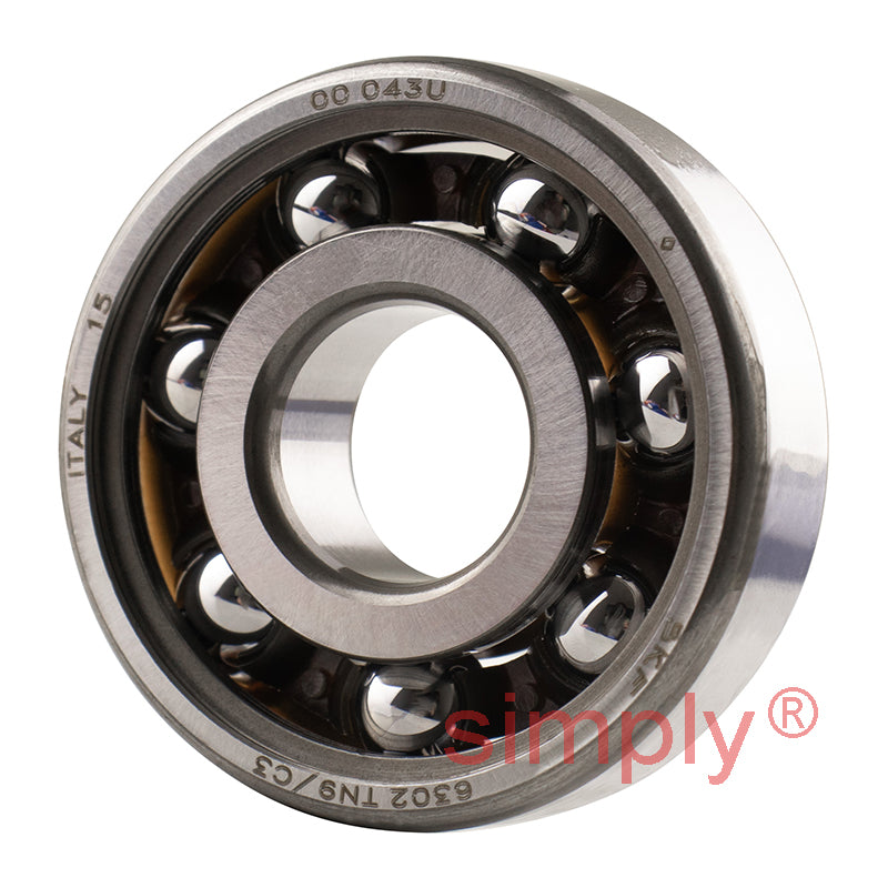 Major Brand 6302TN9C3 Open Deep Groove Ball Bearing 15x42x13mm