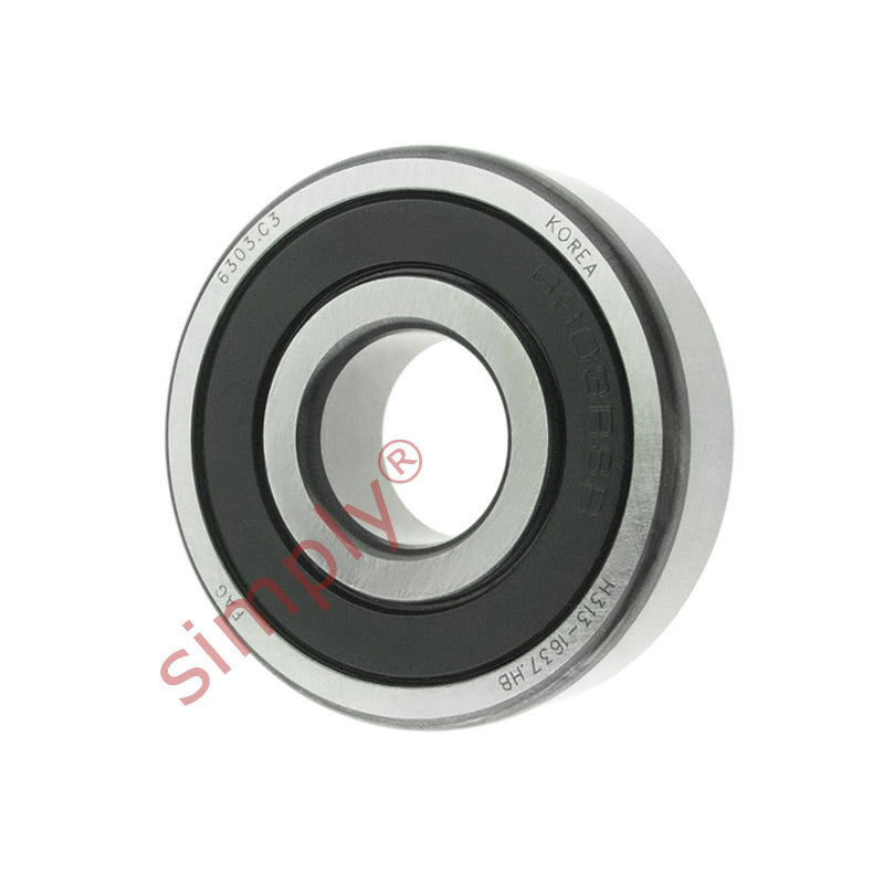 FAG 63032RSRC3 Rubber Sealed Deep Groove Ball Bearing 17x47x14mm