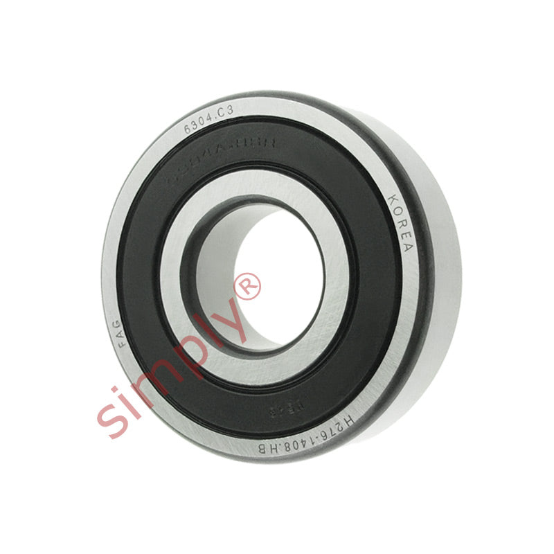 FAG 63042RSRC3 Rubber Sealed Deep Groove Ball Bearing 20x52x15mm