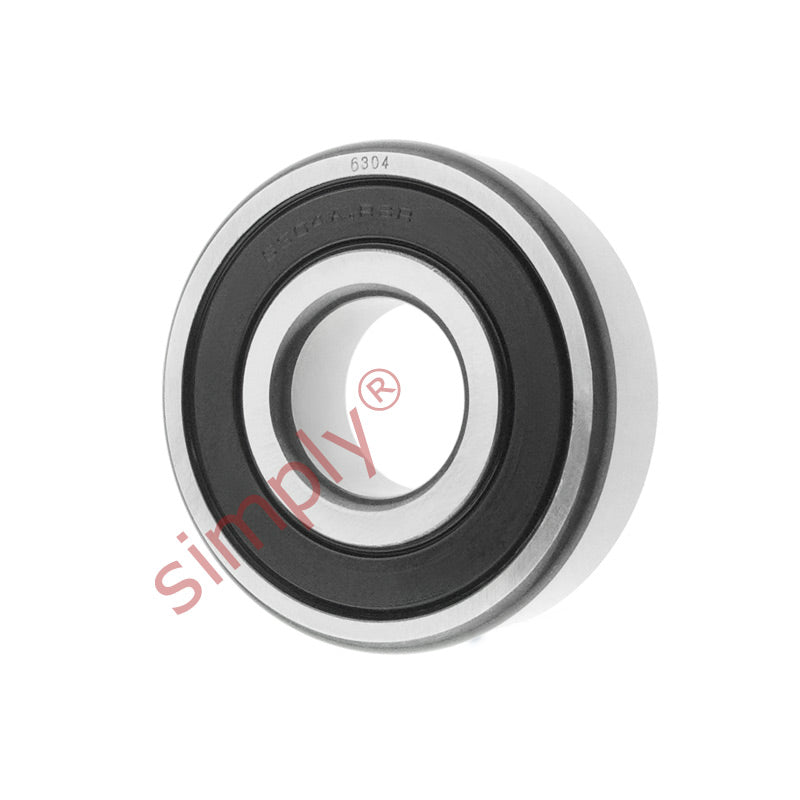 63042RS Budget Rubber Sealed Deep Groove Ball Bearing 20x52x15mm