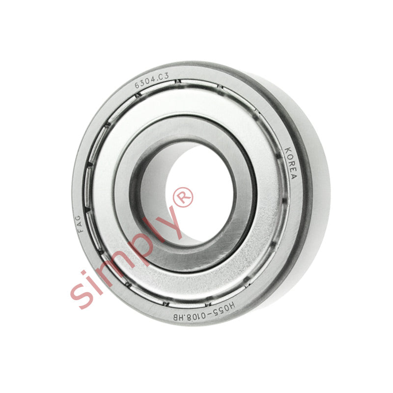 FAG 63042ZC3 Metal Shielded Deep Groove Ball Bearing 20x52x15mm