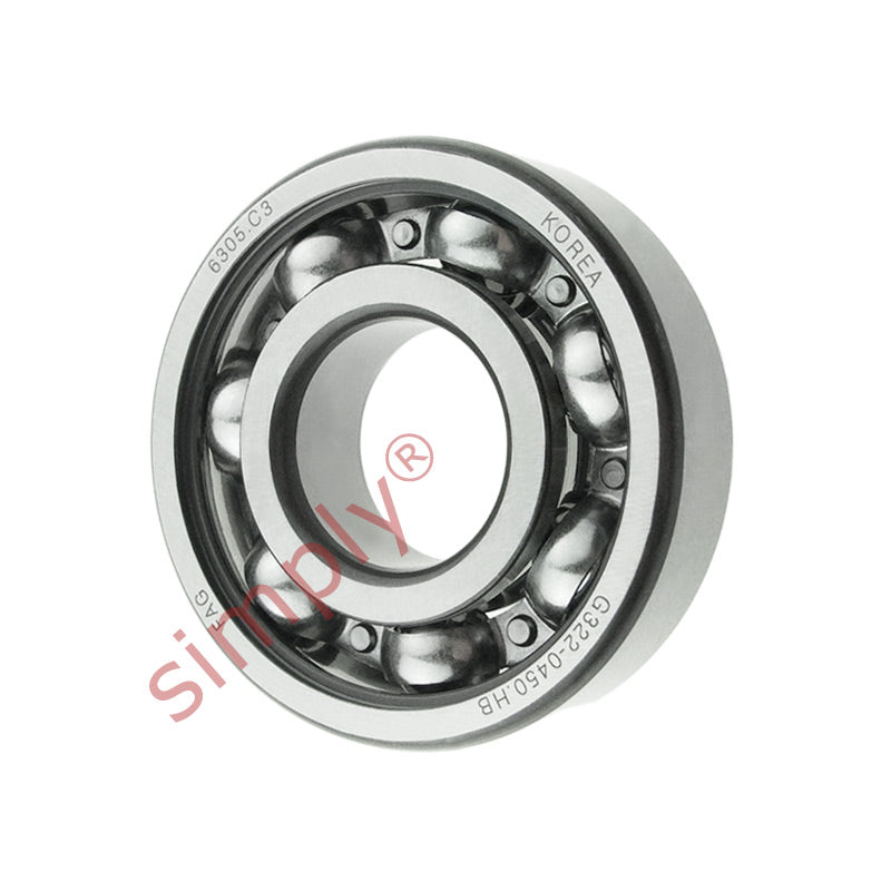 FAG 6305C3 Open Deep Groove Ball Bearing 25x62x17mm