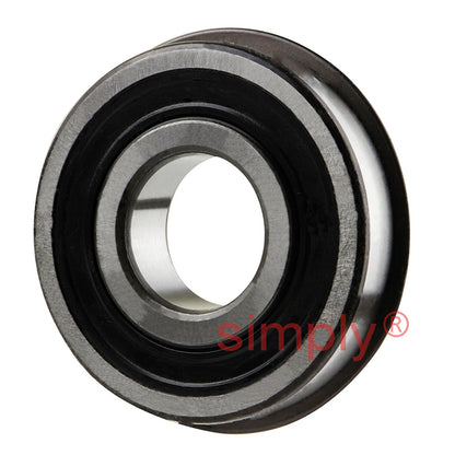 Major Brand 63052RSNRMB Rubber Sealed Snap Ring Deep Groove Ball Bearing 25x62x17mm 